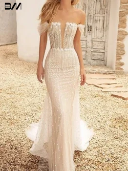Elegantne večernje haljine s dubokim V-izrez, иллюзионное vjenčanica 