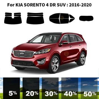 Prethodno obrađena нанокерамика, komplet za UV-toniranje automobilskih prozora, auto folija za prozore KIA SORENTO 4 DR SUV 2016-2020