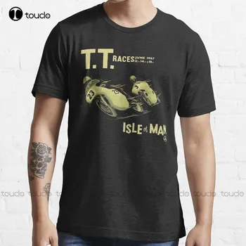Isle Of Man Tt 1967 Vintage Retro мотоциклетная košulja Trend t-shirt Ženska Košulja Ljetna moda Kreativni slobodno vrijeme Zabavne majice