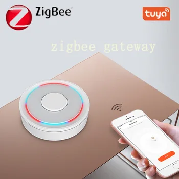 Wireless / wired gateway Tuya ZigBee Oprema za daljinsko povezivanje Središnje čvorište za upravljanje HomeKit dual-mode gateway Pametna kuća