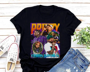 Chris Бризи Chris Brown Breezy T-Shirt I Starinski Poklon Za Muškarce I Žene Zabavna Majica