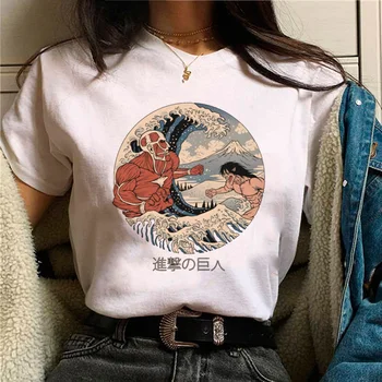 Attacke Attack on Titan t-shirt ženska harajuku japanski Y2K t-shirt ženska y2k vanjska odjeća