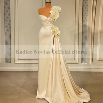 Ženske vjenčanica KADIER NOVIAS boje bjelokosti 2022 s pojasom, Vjenčanica, biseri, perle, Vestidos De Novia