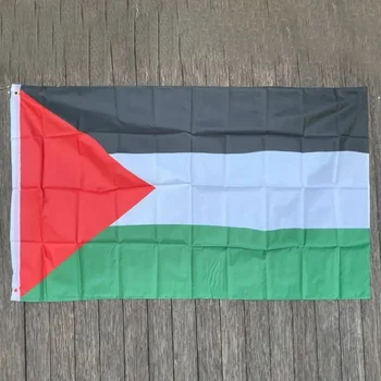 Zastava Palestine 150Х90см 60Х90см Poliester visi zastava Gaze Palestinski banner za vanjsko uređenje prostora