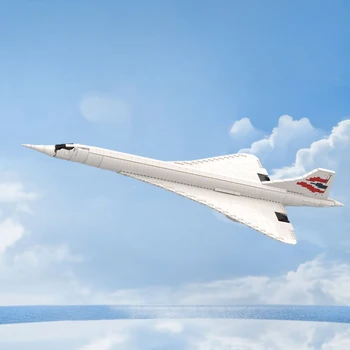 MOC Nadzvučni Zrakoplov Concorde Gradivni blokovi Model aviona Concord Gradivni blokovi Vrlo veliki putnički zrakoplov, Igračke, Pokloni