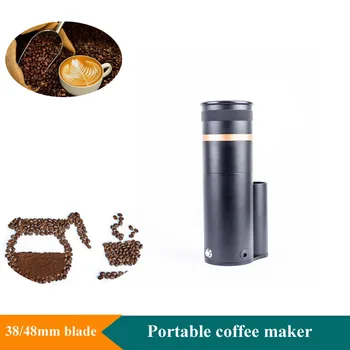 Električna brusilica 110-220 U 38/48 mm s заусенцами, automatski mlin za kavu za kave, кофейница za kućne putovanja, prijenosni espresso