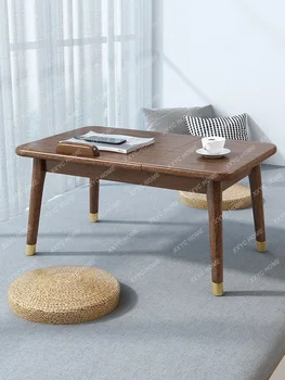 Novi Čaj stol od punog drveta u kineskom stilu, stol sa эркером, Orašasti Mali stolić, Računalni stol