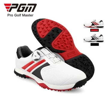 Cipele za golf PGM, vodootporan đonovi sportska obuća s rotirajućim insignia, Prozračna tenisice na mekom potplatima