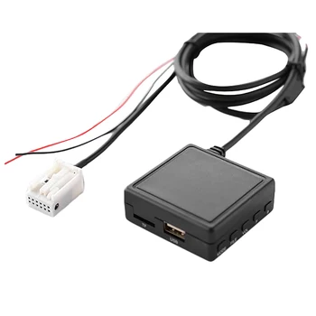 Auto Bluetooth 5,0 kabel adapter AUX TF USB pogodan za Peugeot 207 307 407 308