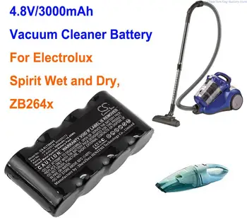 Baterija za usisivač OrangeYu 3000mAh 4/P-140SCR, 900055173 za Electrolux Spirit Wet and Dry, ZB264x