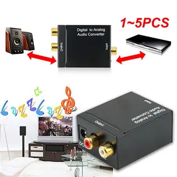 1-5 Kom. Najnoviji Analogno-digitalni pretvarač (ADC) Optički Koaksijalni RCA Audio Toslink Audio adapter SPDIF Adapter za tv Za