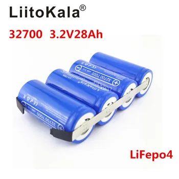 Baterija LiitoKala 3.2 V LiFePO4 32700 14Ah 21ah 28ah 35ah 24Ah Kontinuirano ispuštanje Maksimalna baterija velike snage 55A + Nikla listova