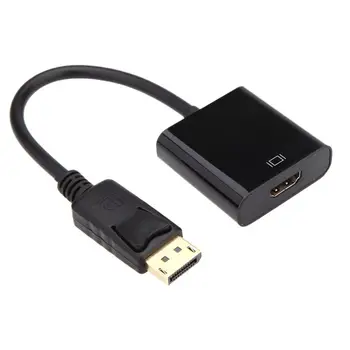 Adapter, kompatibilan sa DisplayPort i HDMI konverter Display Port od muškaraca DP prema ženi, adapter za TV-kabel, video i audio za PC TV