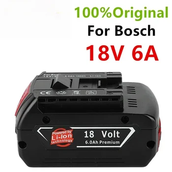 100% Originalni Litij-ionska Baterija 18V 6ah za Bosch 18V 6.0 A Pričuvnu Bateriju Prijenosni Zamjena BAT609