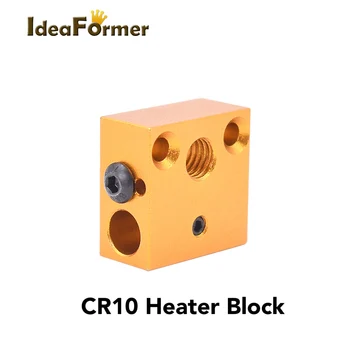 Detalji 3D pisača Visokokvalitetni Aluminijski Toplinski Blok CR10 Za CR10 Hotend/Ender 3 MK7/MK8 printhead Ekstruder J-head Toplinski Blok