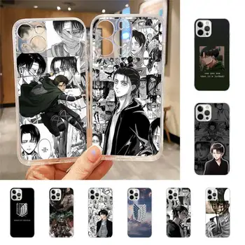 Levi Attack On Titan Manga Anime Torbica Za Telefon Iphone 7 8 Plus X Xs Xr 11 12 13 Se2020 Mini Mobile Iphone 14 Pro Max Case