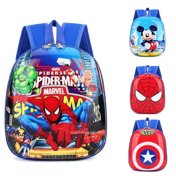 Dječji ruksak spiderman Kapetan Amerika Princeza Elsa Automobili Lightning Mcqueen Torba za djevojčice i dječake Školski đačka za vrtić