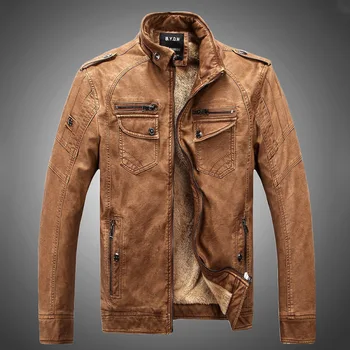 Jesensko-zimska novi modni muška slobodna univerzalni jakna od cjelovitog kože