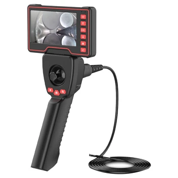 Цельнокроеная industrijska endoskopska kamera sa шарнирным vezom 360 °, crni ABS Fleksibilan automobil бороскоп za razgledavanje upravljača