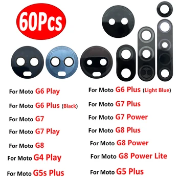 60шт, 100% Originalni Stakleni Objektiv Stražnju Kameru S Ljepilom Za Motorola Moto G5 G5s G6 G7 Play G8 G8 Plus Power Lite