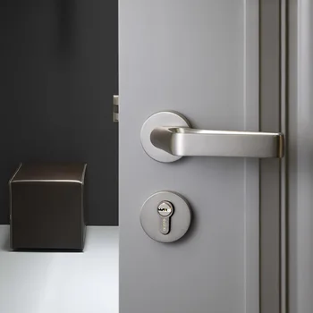 1 Komplet Jedinstveni dizajn/zaključavanje Vrata U skandinavskom stilu Vrata, ručka za spavaće sobe Dvorac za unutarnje protuprovalnog sigurnosti u sobi zaključavanje Vrata