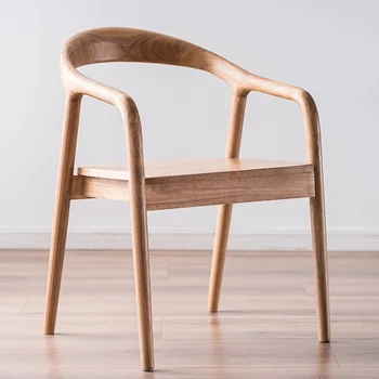 Toaletni stol Stolica Blagovaona Stolice Naglasak Skandinavski Dizajn Drvene Stolice Za Blagovaonicu Moderni Drveni Namještaj Za dom Sedie Pranzo Moderne