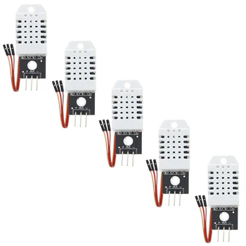 Senzor temperature i vlažnosti za Arduino, za Malina Pi - uključujući priključni kabel 5 kom. Jednostavnost instalacije