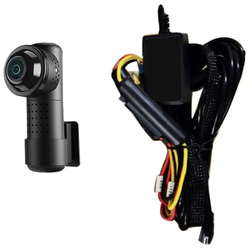 1Set Dash Cam 2160P Dashcam Skladište Full HD night vision Auto Dvr Dvr, Wifi 360 ° Širokokutni video snimač