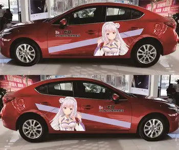 Auto naljepnice Anime Beauty Zero, naljepnice za vrata, naljepnice, pogodan za bilo koji auto, Vinyl grafika, auto naljepnice na auto dijelovi, auto naljepnice, naljepnice za vozila