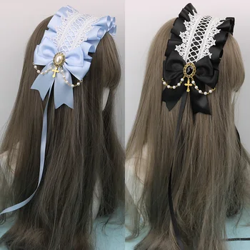 Šlem za kosu Lolita serije Lolita možete koristiti s slatka priborom za kosu angel ručka