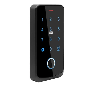 Tipkovnica kontrolu pristupa s NFC Bluetooth Tuya APP, vodootporna tipkovnica RFID, 13,56 Mhz, Biometrijskih senzora svjetla otiska prsta.
