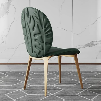 Dizajn je Moderan Zeleni Blagovaona stolice Metalne Skandinavski Komoda za dnevni boravak, Stolica za spavaće sobe, Balkon, Kuhinja, Bar, Ured, Namještaj za sobe Cadeira