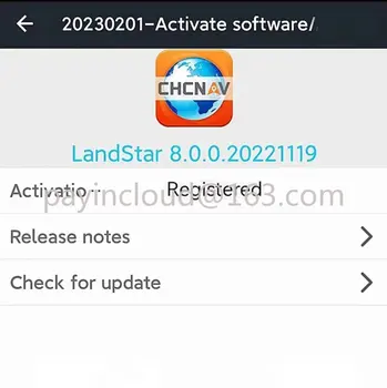 Softver CHC GNSS LandStar8 LS8 Engleski, ruski, portugalski, španjolski, Drugi nacionalni jezici Kineski,