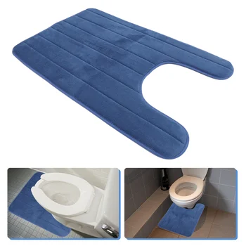 U-oblik wc sjedalo, mat poda u kupaonici, tepisi, Моющийся stolica za noge, jednostavna đonovi jastuk od koralnog runo