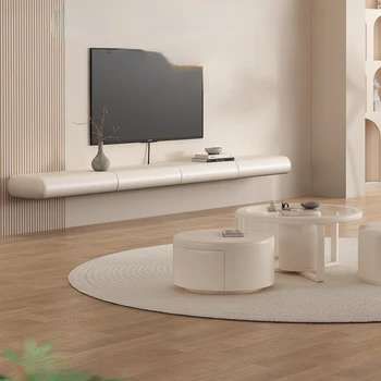 Inovativni luksuzan stalak za tv, zid, bijeli kat, Moderan prikaz, stol za pohranu tv, namještaj za dom Nordic Moveis Para Casa