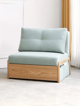 Jednosoban tkanina kauč-krevet, Jednostavna moderna mali stan, Višenamjenska ladica preklopni dvostruke namjene