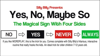 2023 Da, Ne, Možda, Tako od Silly Billy - Magic Tricks