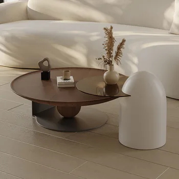 Jedinstveni organizator za kava stol luksuznih u spavaćoj sobi, stolići premium dizajn, bijela минималистичная namještaj za dom Mesa Auxiliar