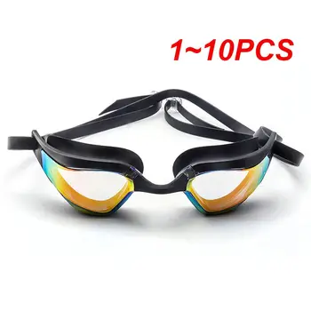 1-10 kom. Mekani silikon za maglu su naočale za odrasle, Trkaće naočale presvučena premazom, Profesionalni ronjenje, plivanje