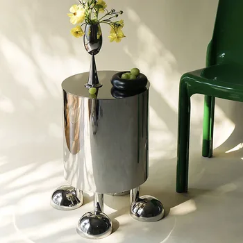 Stolić u dnevnom boravku, skandinavski приставной kavu, čaj stolovi od inoxa, moderan cijele kreativni приставной stol za pohranu dizajnerskim namještajem